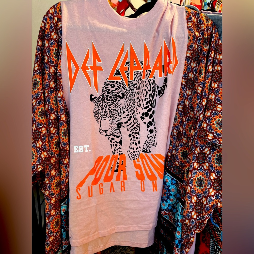 Def Leppard Upcycled Tshirt